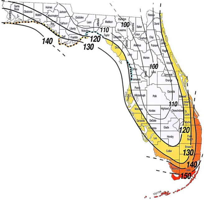 wind zone map